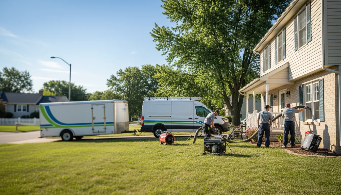 Flooded Basement Restoration And Cleanup With Repair in Trenton, MO near me